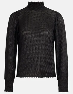 Shoeby Structuur Top Zwart<DAMES Tops