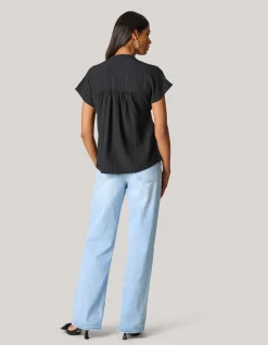 Shoeby Structuur Top Zwart<DAMES Tops