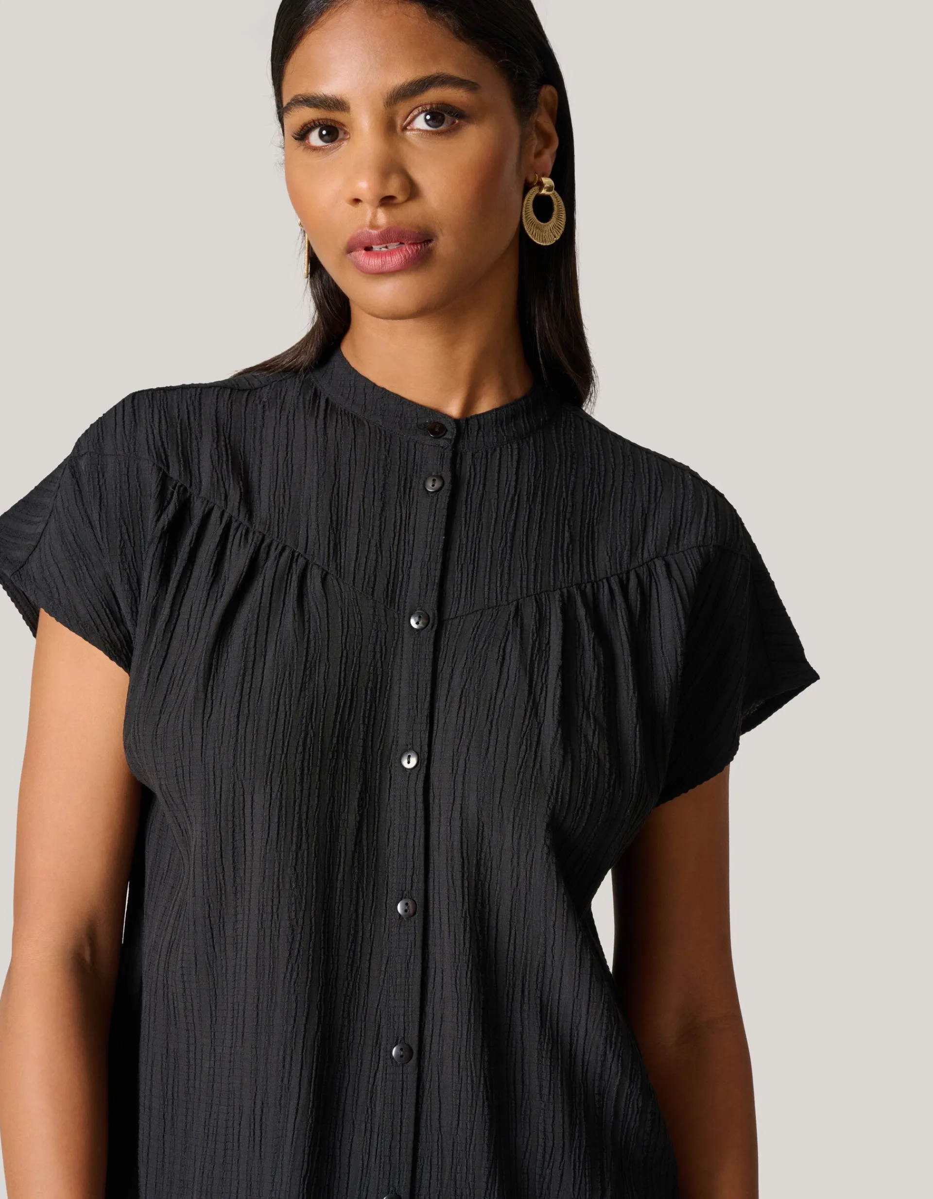 Shoeby Structuur Top Zwart<DAMES Tops