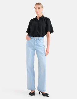 Shoeby Structuur Top Zwart<DAMES Tops