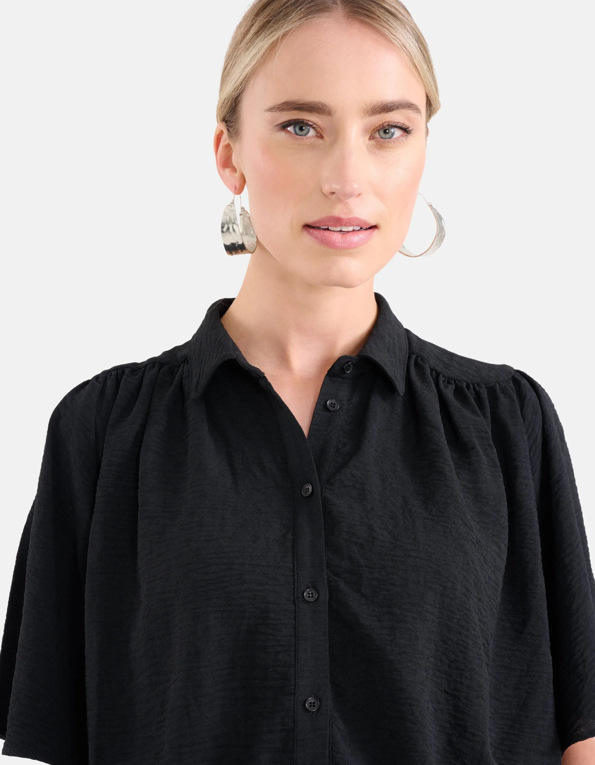 Shoeby Structuur Top Zwart<DAMES Tops