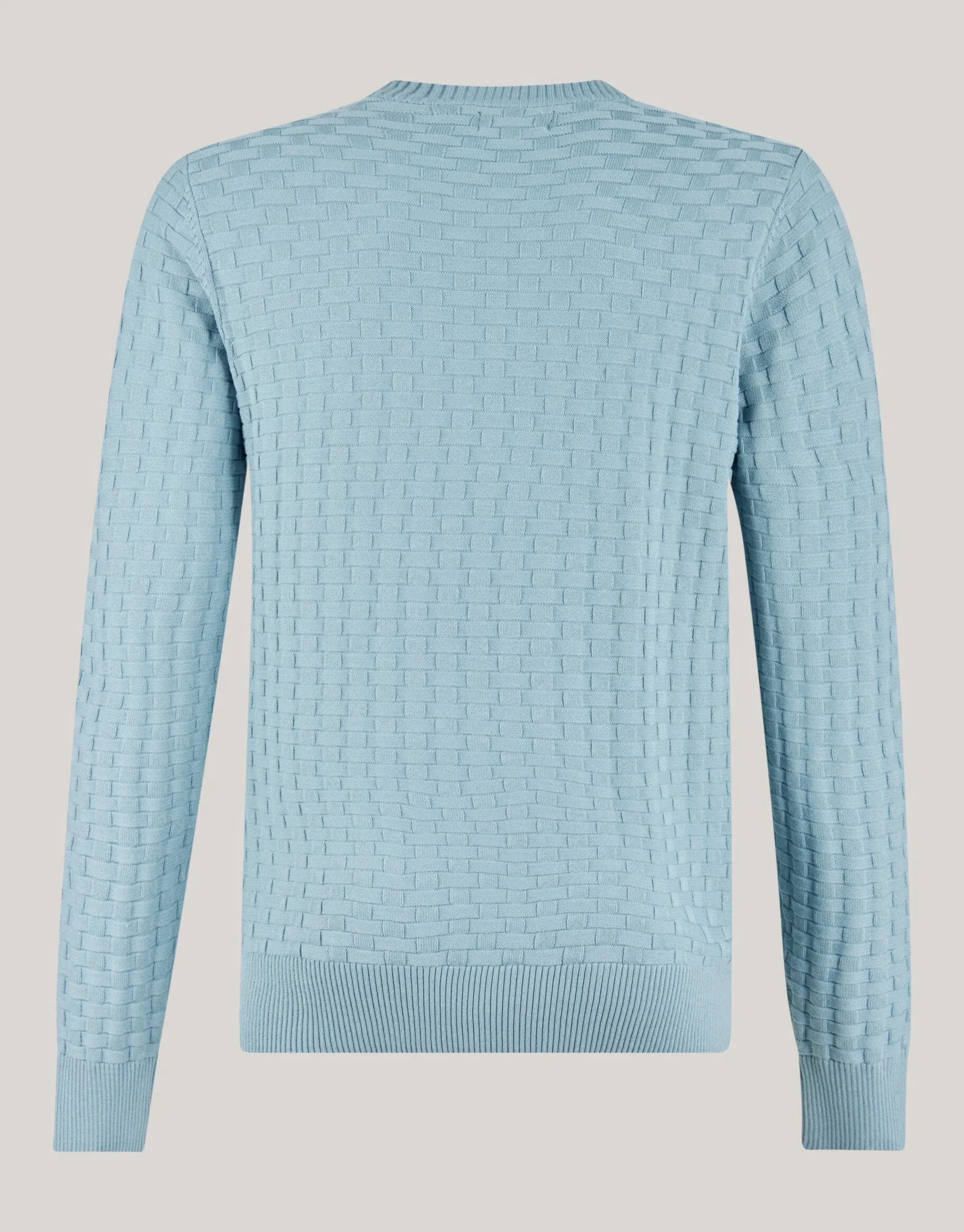 Shoeby Structuur Trui Lichtgroen<Heren Truien En Sweaters
