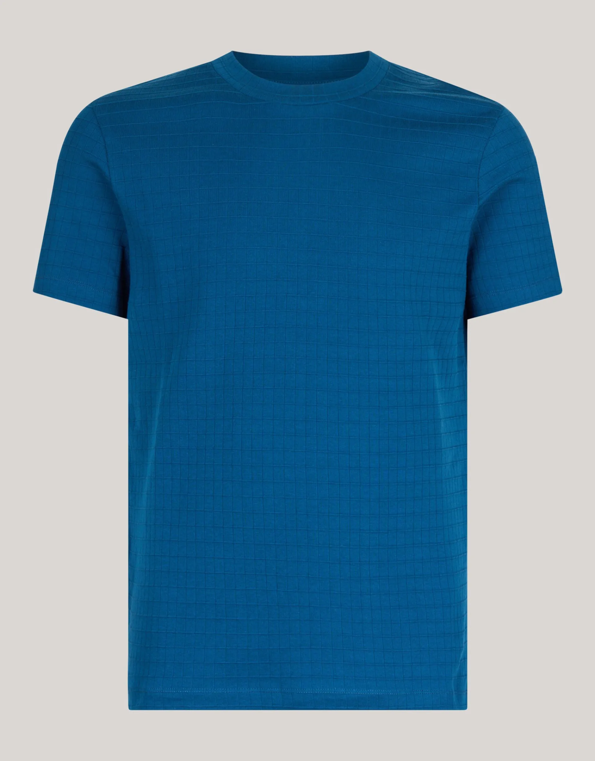 Shoeby Structuur T-shirt Donkerblauw<Heren T-Shirts En Polo's