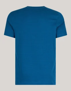 Shoeby Structuur T-shirt Donkerblauw<Heren T-Shirts En Polo's