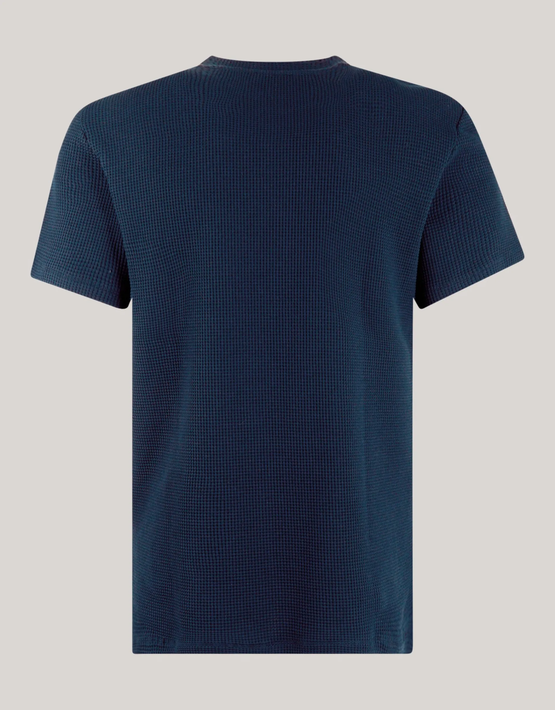 Shoeby Structuur T-shirt Donkerblauw<Heren T-Shirts En Polo's