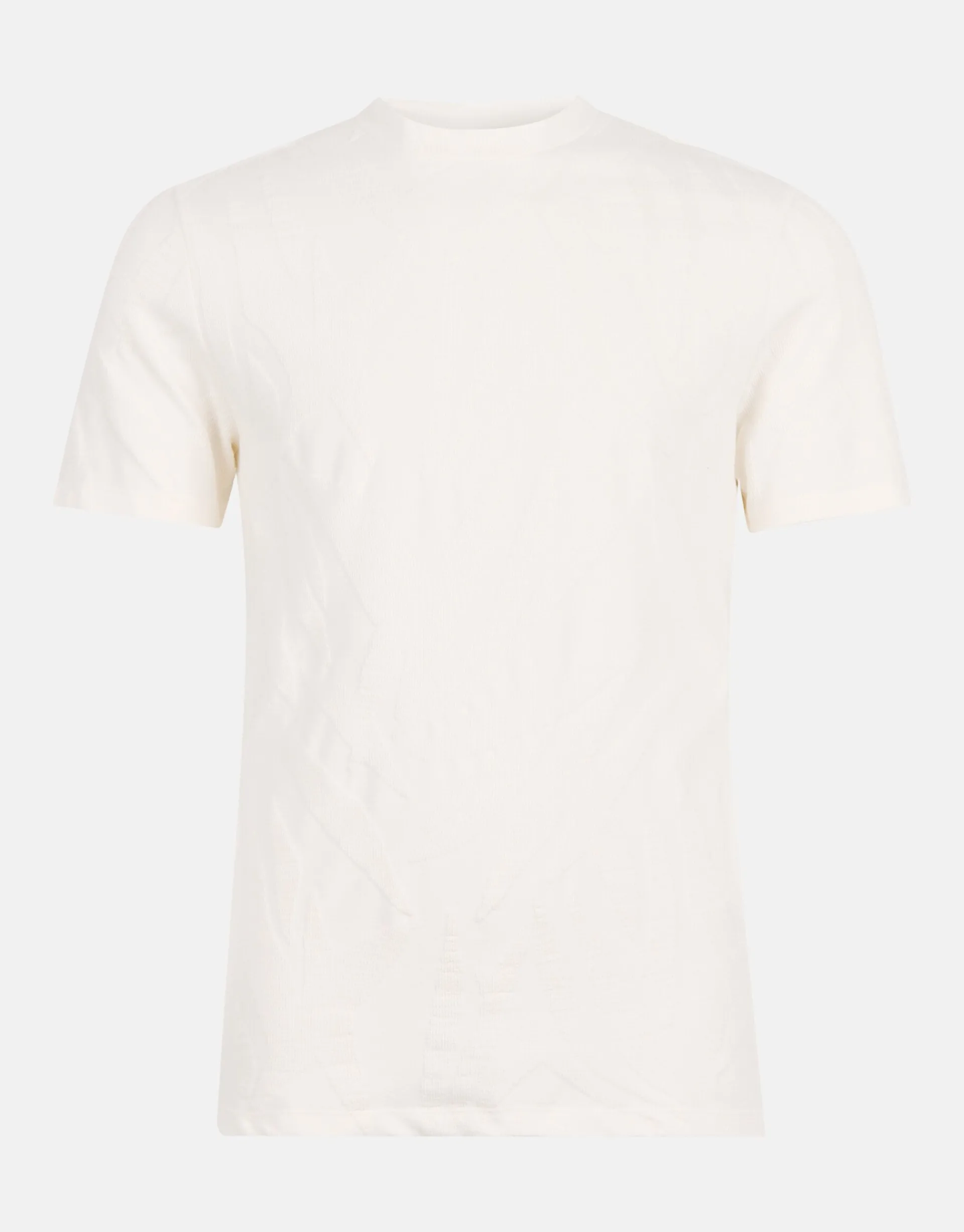 Shoeby Structuur T-shirt Gebroken Wit<Heren T-Shirts En Polo's