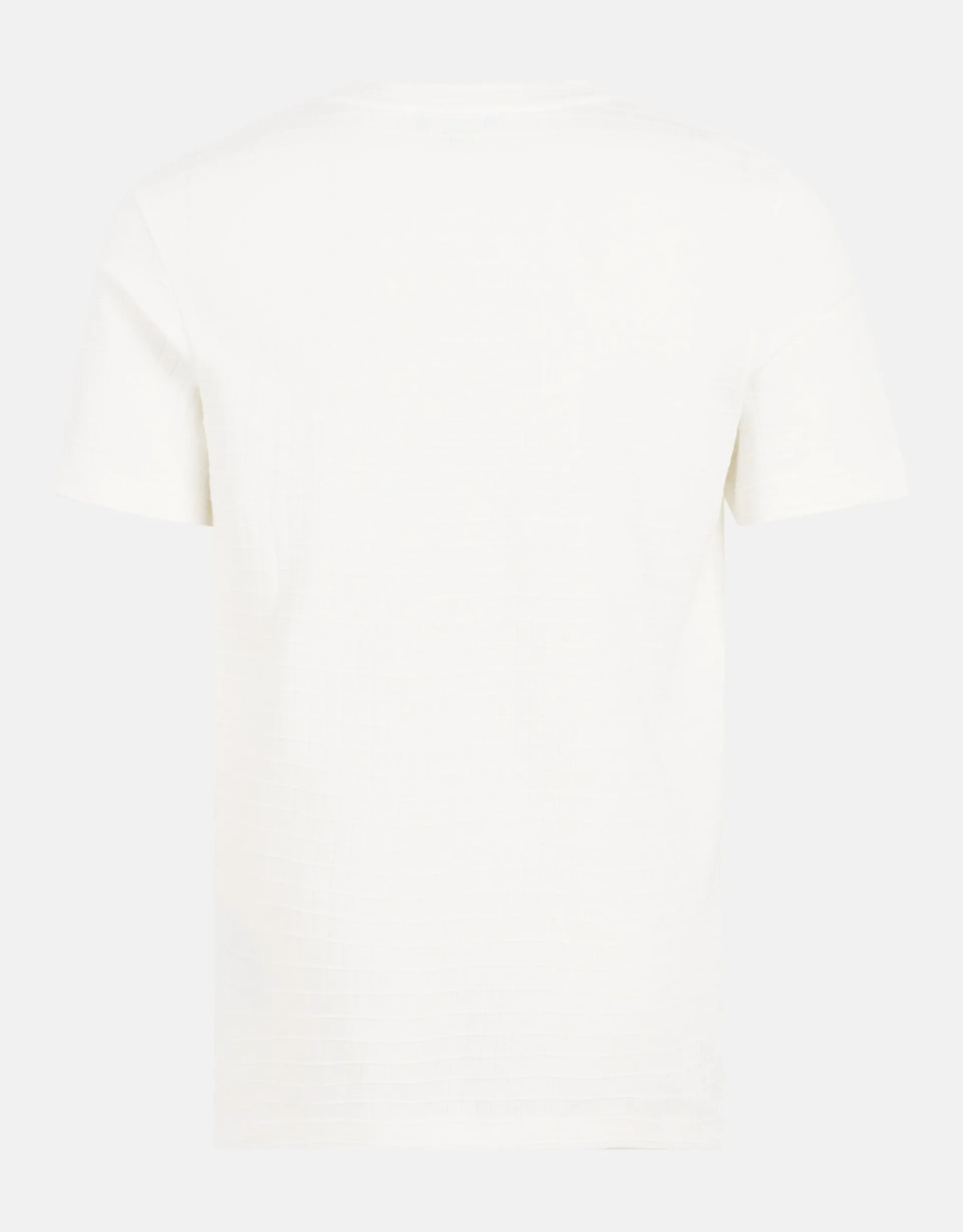 Shoeby Structuur T-shirt Wit<Heren T-Shirts En Polo's