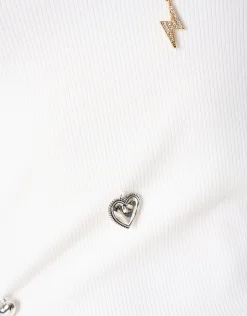 Shoeby Stud Tanktop Wit<DAMES Tops