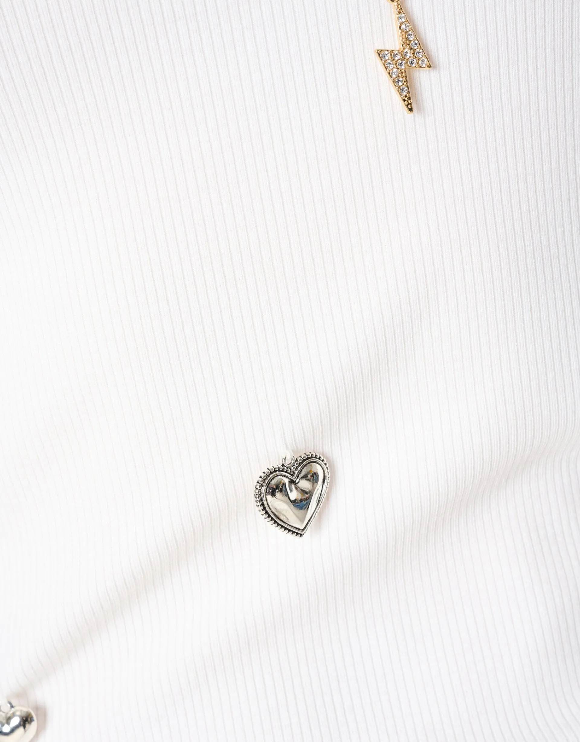 Shoeby Stud Tanktop Wit<DAMES Tops