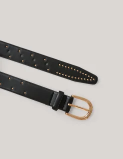 Shoeby Studded Riem Zwart<DAMES Riemen