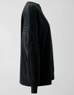 Shoeby Studded Sweater Zwart<DAMES Truien En Sweaters