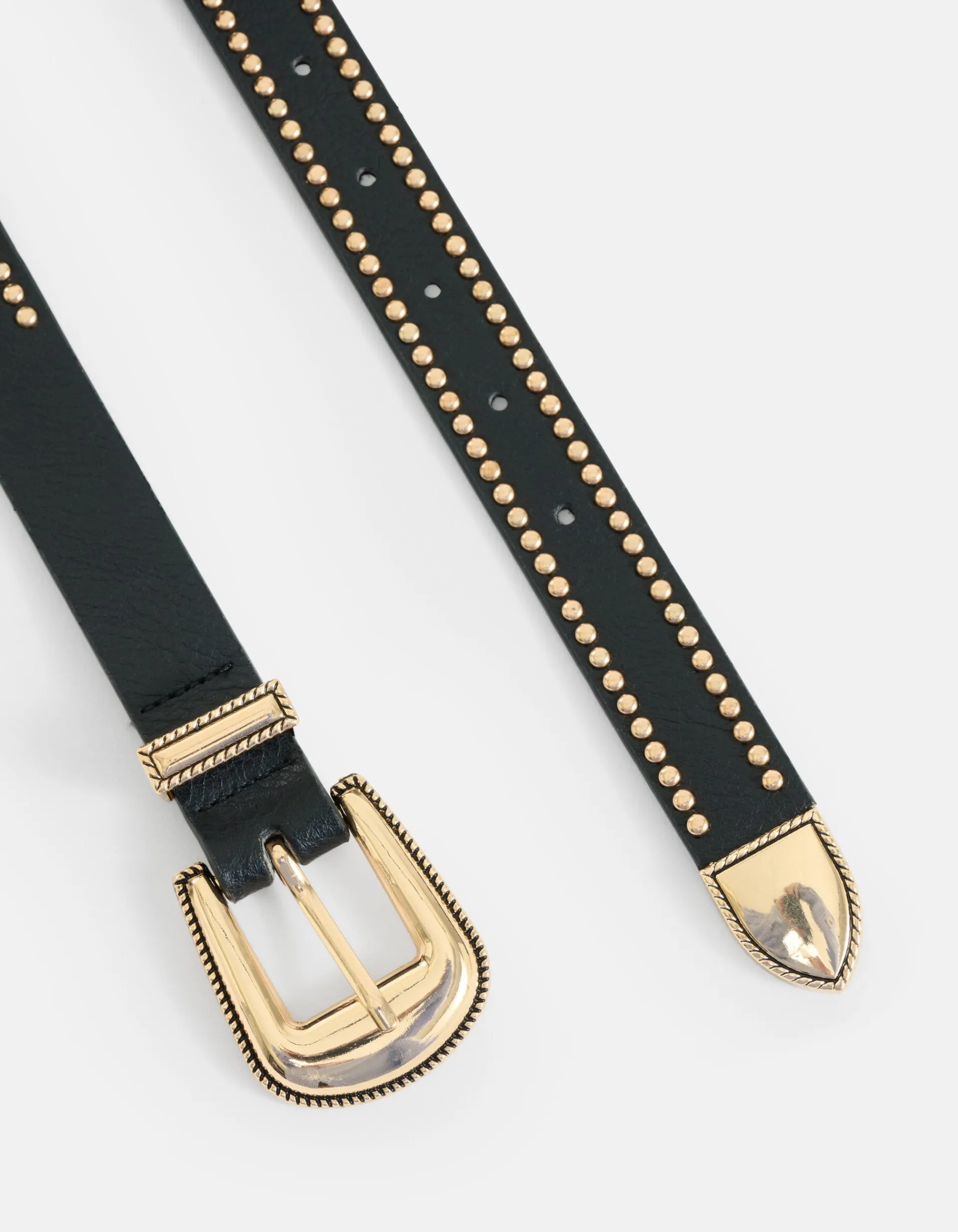 Shoeby Studs Riem Zwart<DAMES Riemen