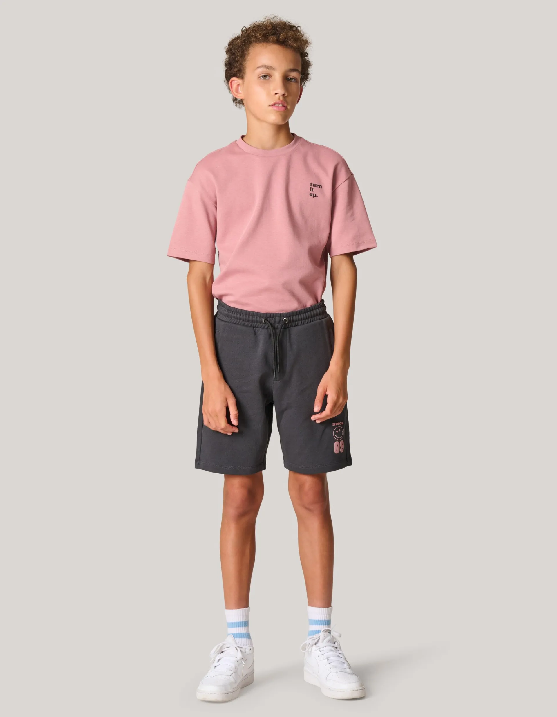 Shoeby Sweat Short Donkergrijs< Shorts