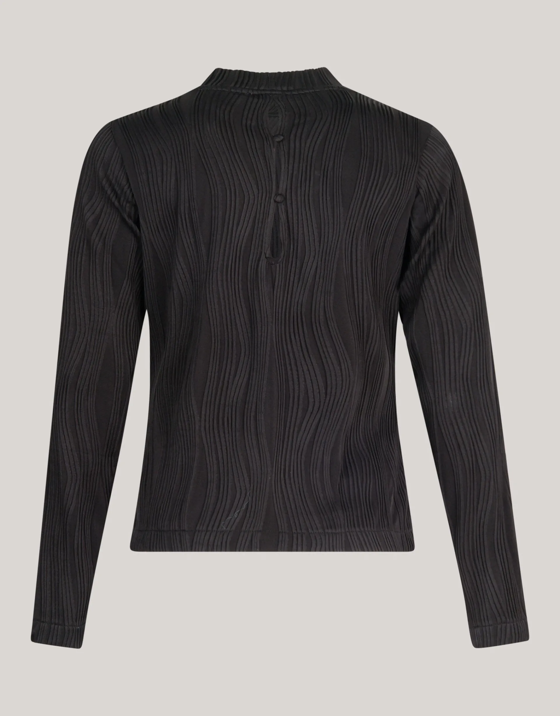Shoeby Swirl Crinkle Top Zwart<DAMES Tops
