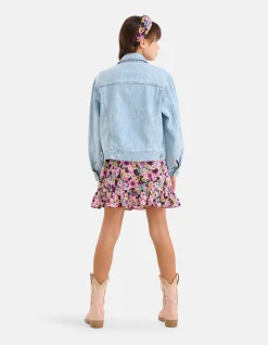 Shoeby Swirl Print Denim Jack< Jacks