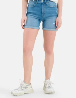 Shoeby Tapered Denim Short<DAMES Shorts