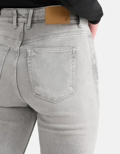 Shoeby Tapered Fit Jeans Lichtgrijs<DAMES Jeans
