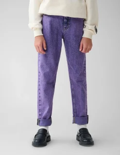 Shoeby Tapered Fit Jeans Washed Paars< Jeans