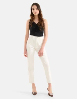 Shoeby Tapered Fit Jeans Wit L29<DAMES Jeans