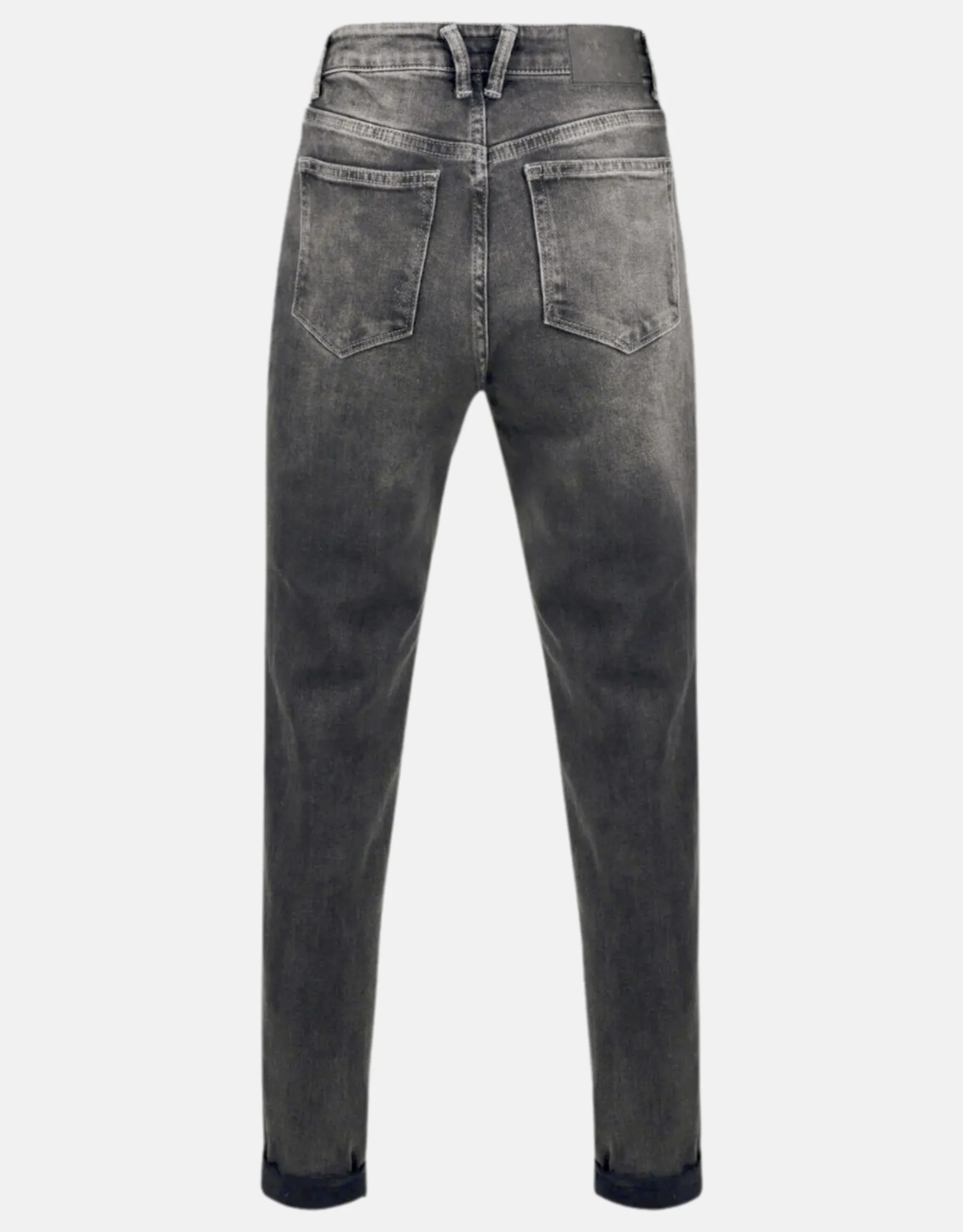 Shoeby Tapered Fit Jeans Zwart L29<DAMES Jeans