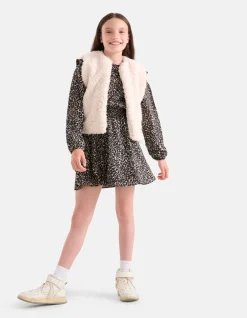 Shoeby Teddy Gilet Gebroken Wit< Gilets