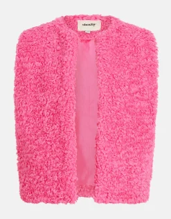 Shoeby Teddy Gilet Roze< Gilets