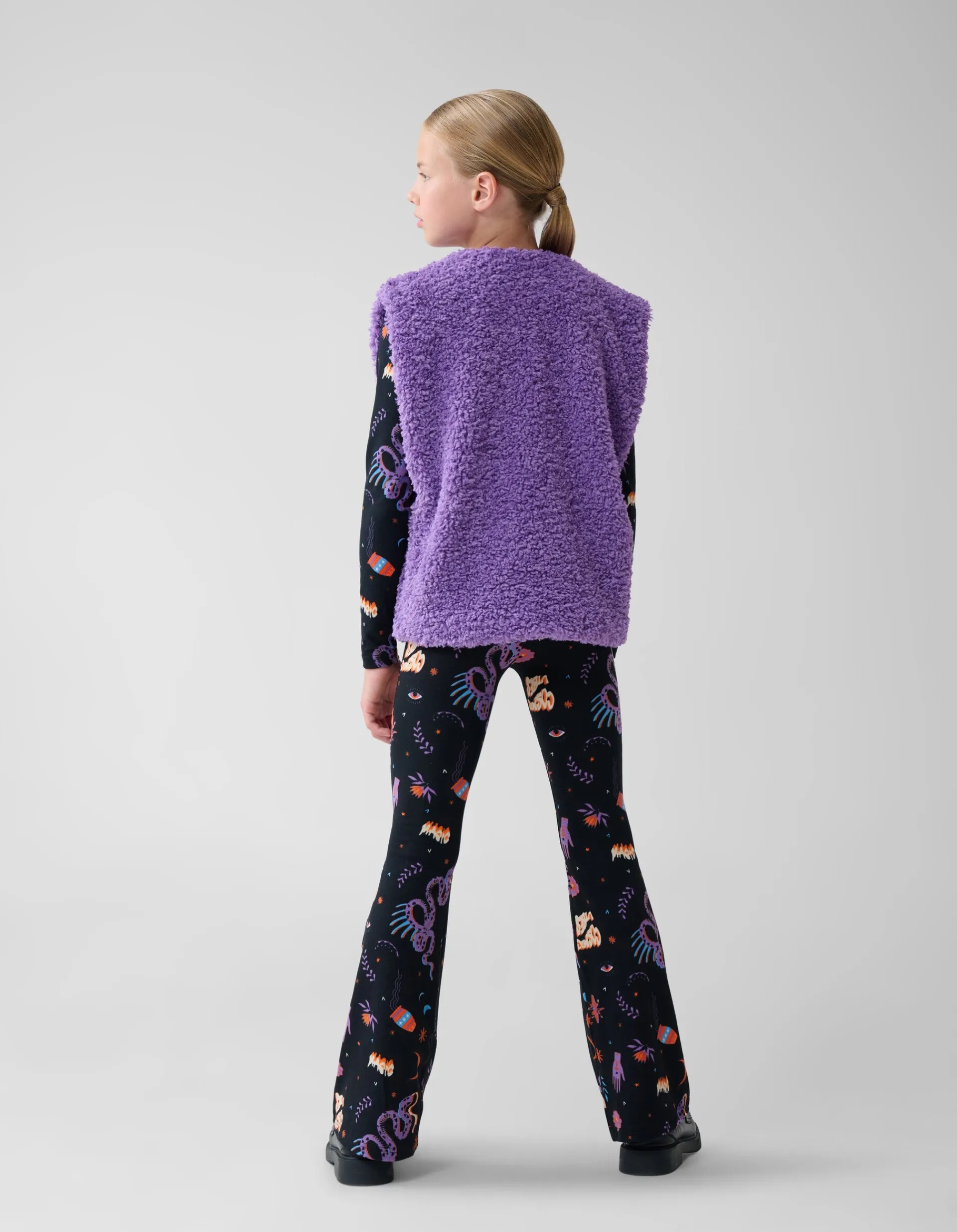 Shoeby Teddy Label Gilet Paars< Gilets