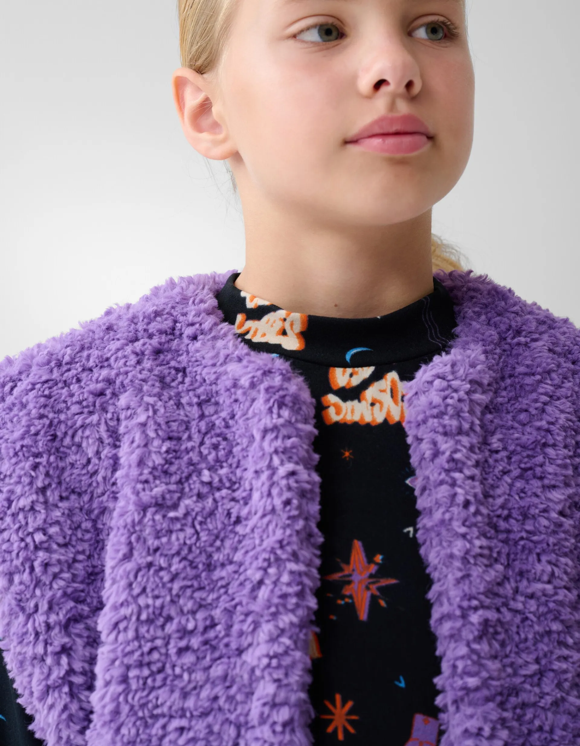 Shoeby Teddy Label Gilet Paars< Gilets