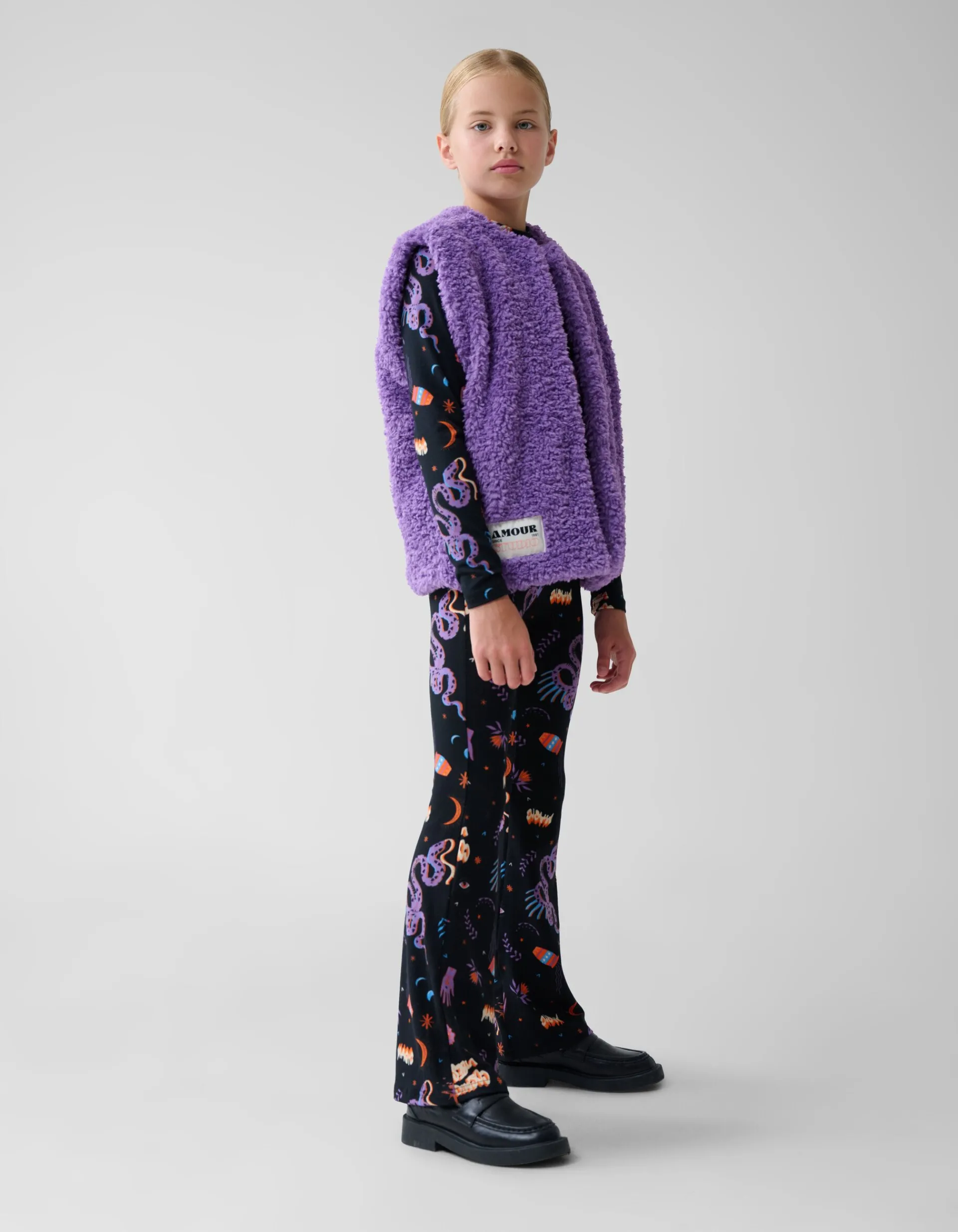 Shoeby Teddy Label Gilet Paars< Gilets