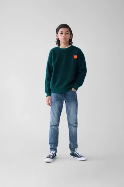 Shoeby Teddy Sweater Donkergroen< Gebreide Truien|Sweaters