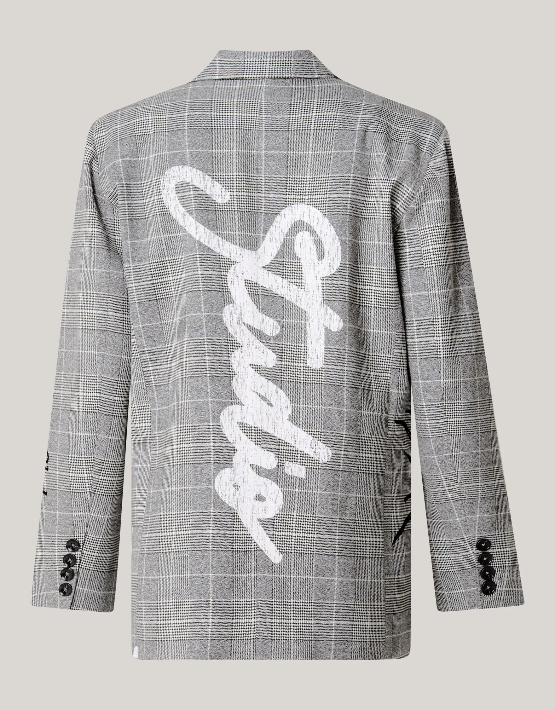 Shoeby Tekst Blazer Grijs<DAMES Blazers