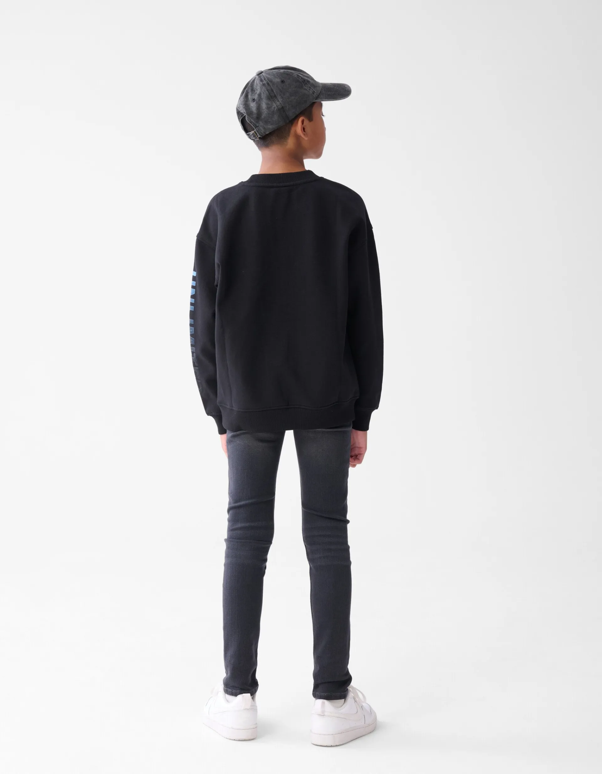 Shoeby Tekstprint Sweater Zwart< Gebreide Truien|Sweaters