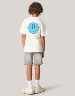 Shoeby Towelling Artwork T-shirt Gebroken Wit< T-Shirts