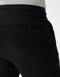 Shoeby Tricot Cargo Broek Zwart<Heren Broeken