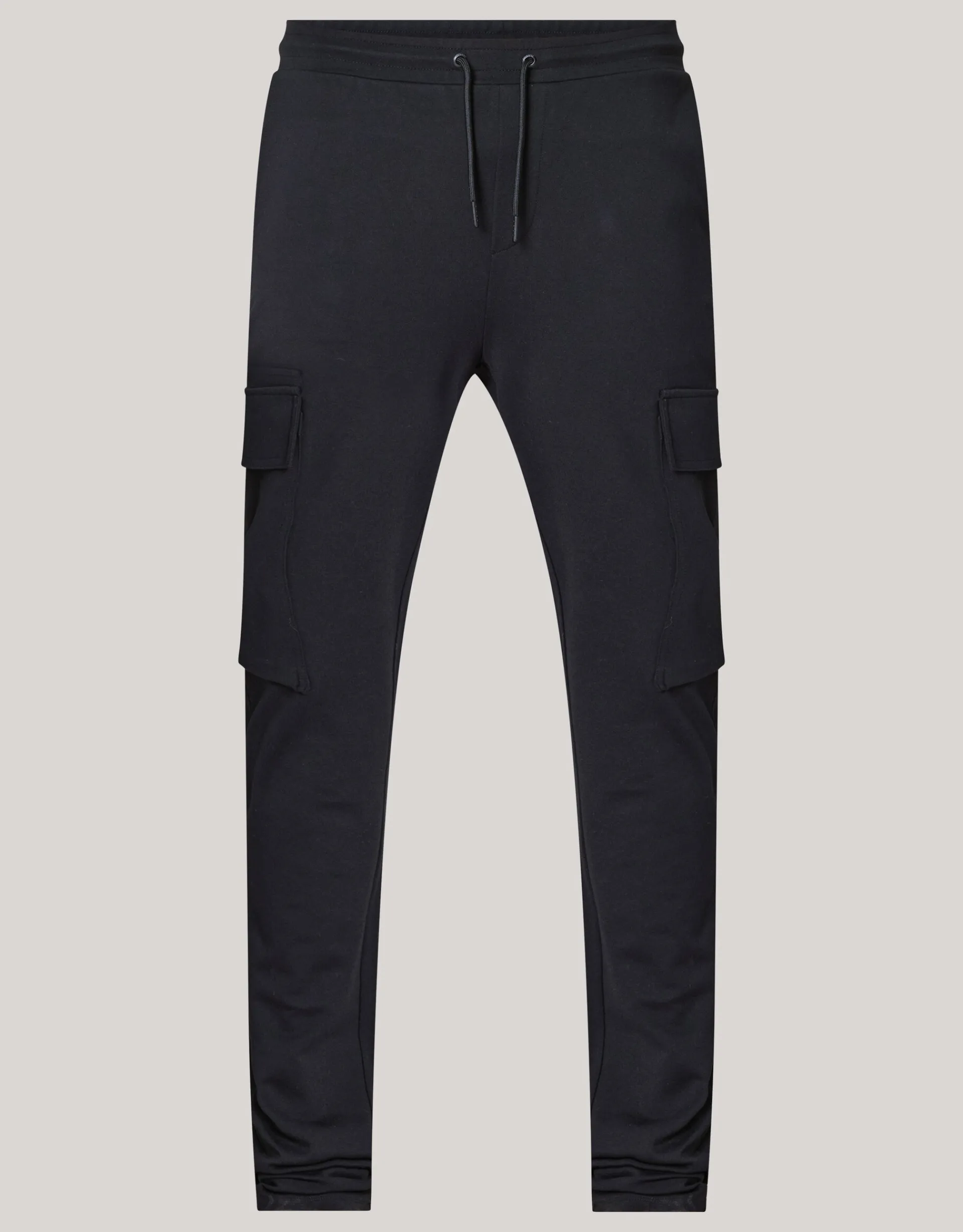 Shoeby Tricot Cargo Broek Zwart<Heren Broeken