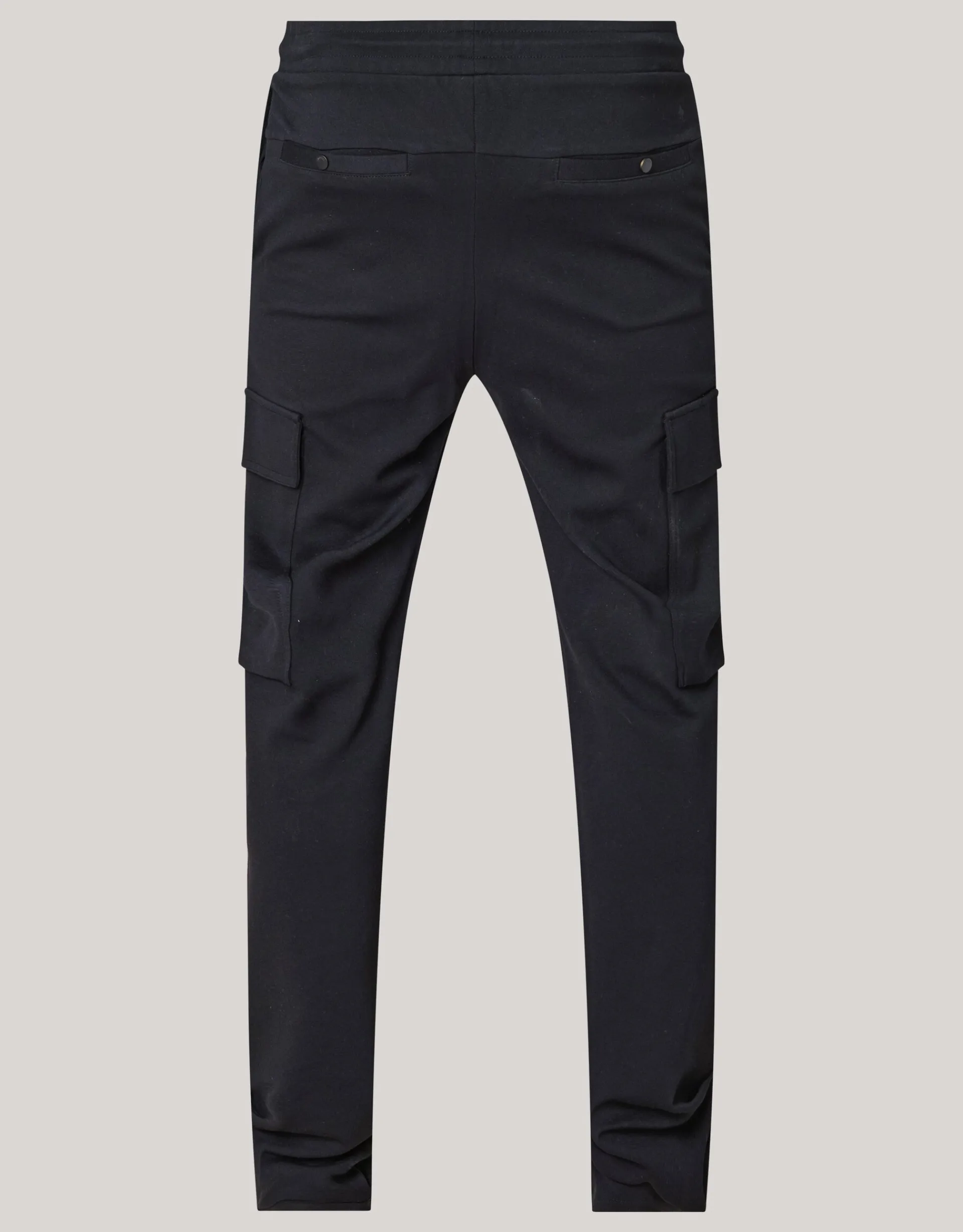 Shoeby Tricot Cargo Broek Zwart<Heren Broeken