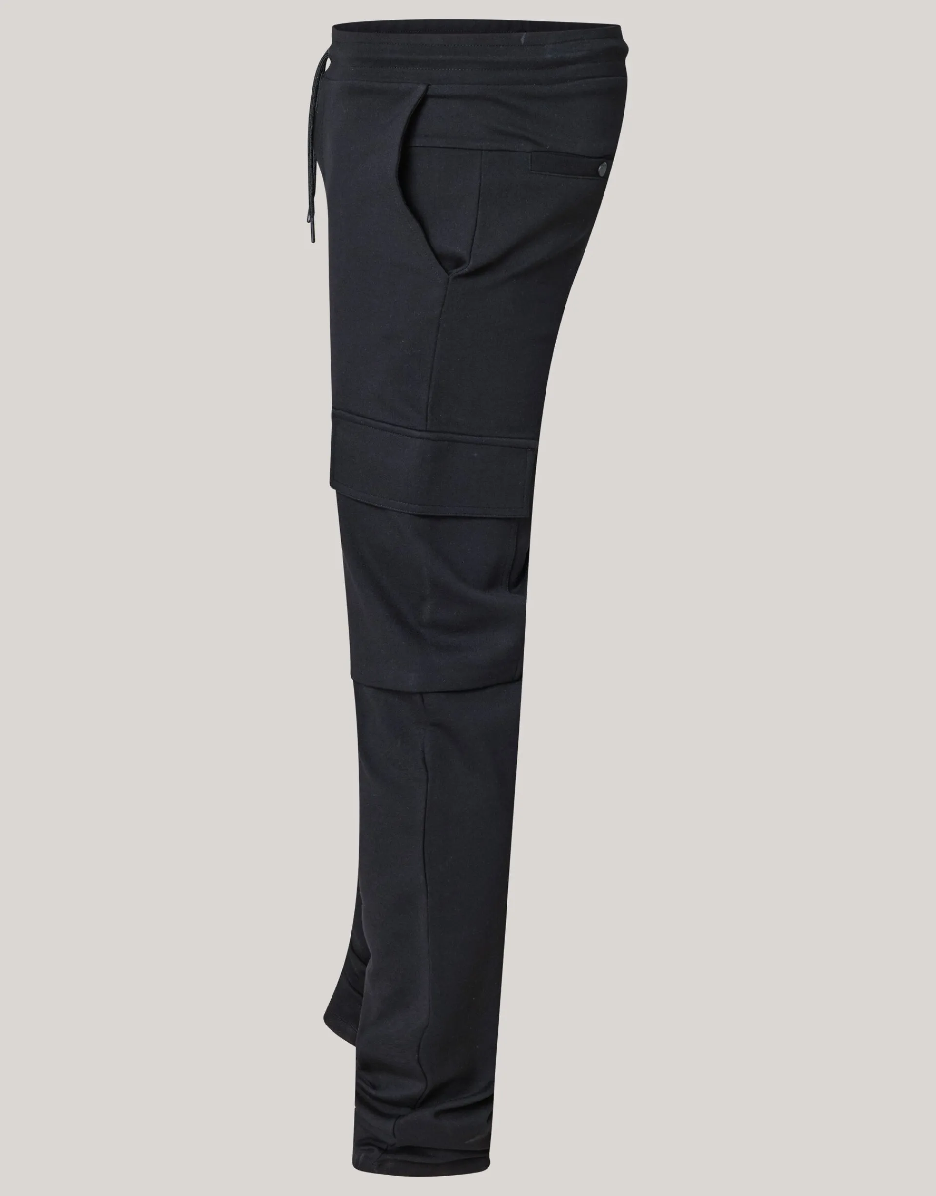 Shoeby Tricot Cargo Broek Zwart<Heren Broeken