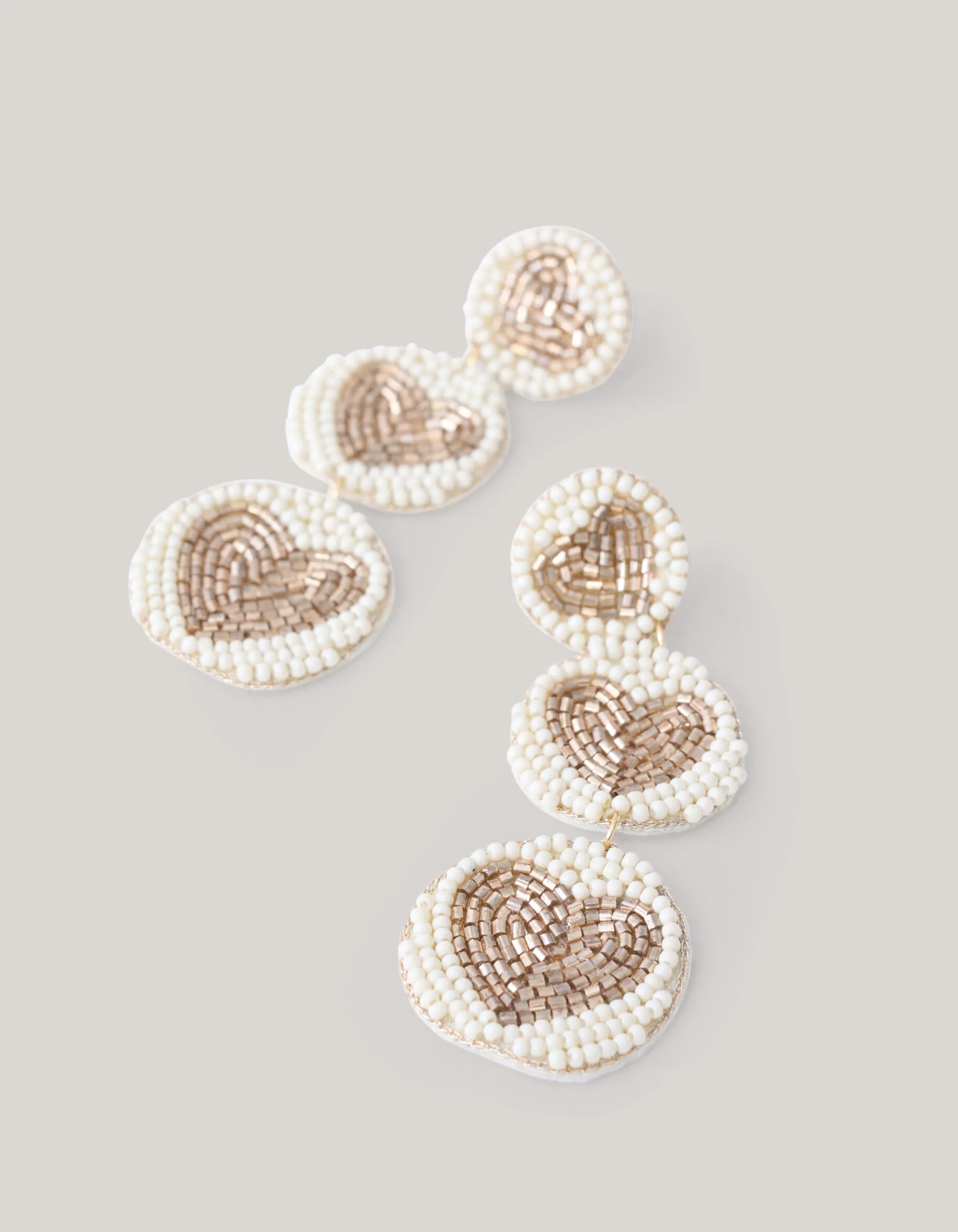 Shoeby Triple Heart Oorbellen Goud<DAMES Sieraden