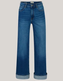 Shoeby Turn Up Wide Leg Fit Jeans By Mieke<DAMES Jeans