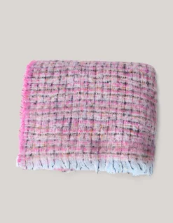 Shoeby Tweed Sjaal Roze<DAMES Sjaals En Mutsen