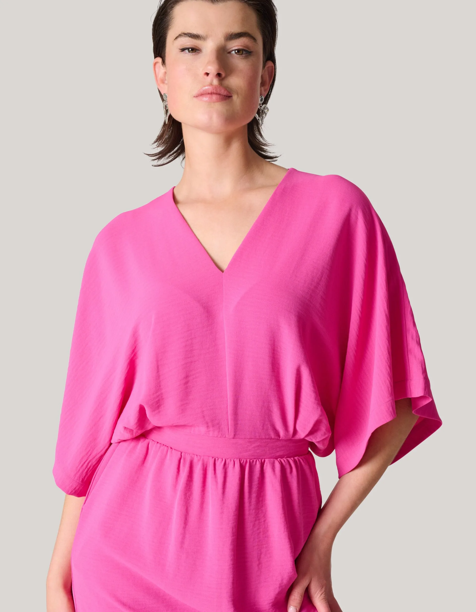 Shoeby Twist Mini Jurk Roze<DAMES Jurken