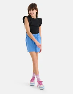 Shoeby Twist Short Blauw< Shorts