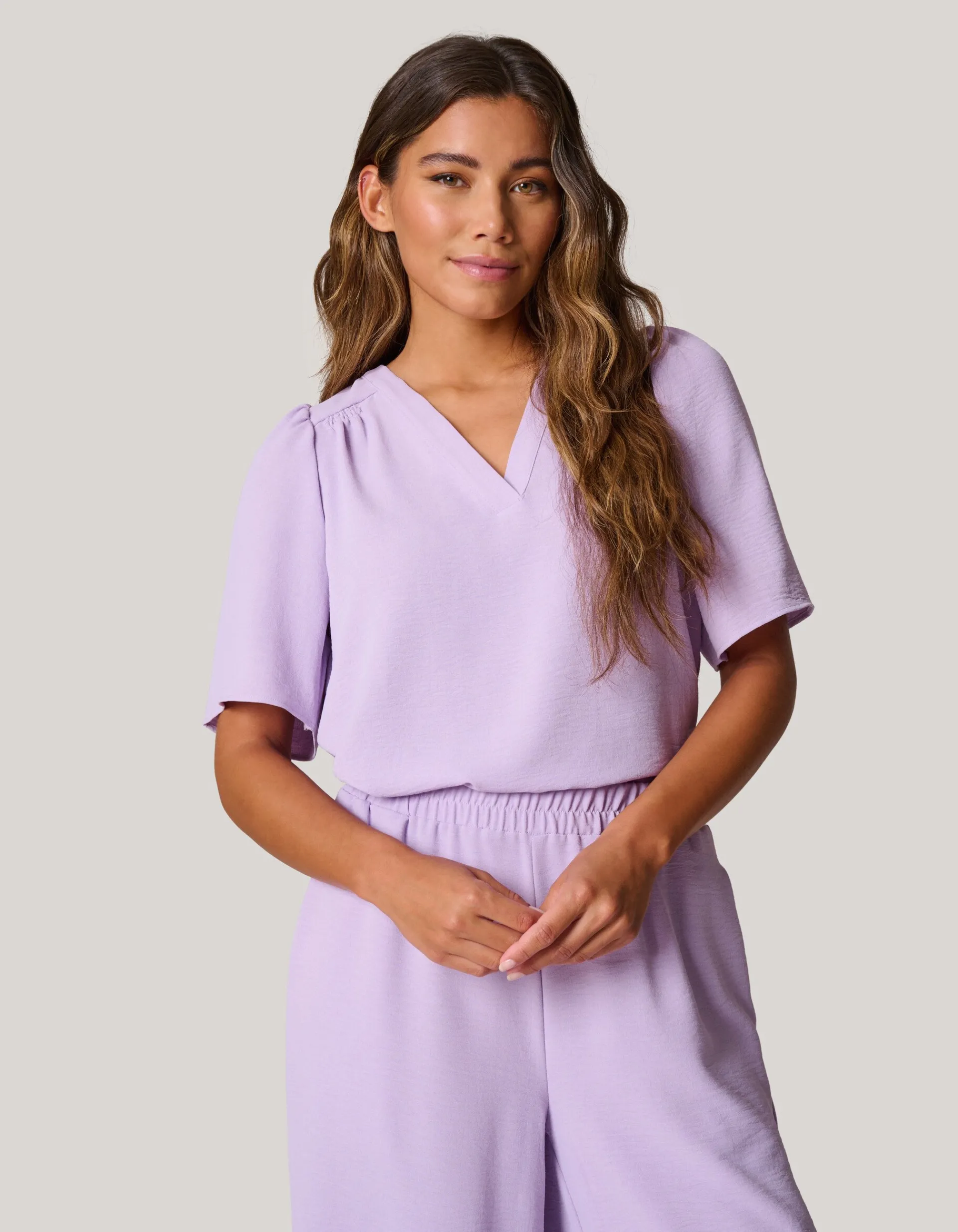 Shoeby Twist Top Lichtpaars<DAMES T-Shirts|Tops