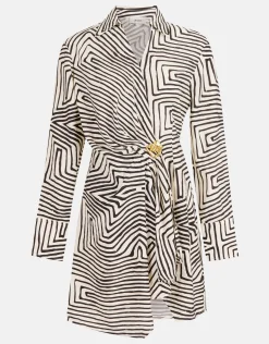 Shoeby Twisted Buckle Jurk Gebroken Wit<DAMES Jurken