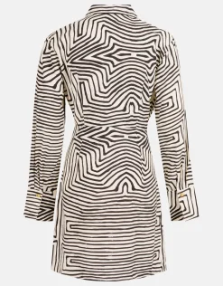 Shoeby Twisted Buckle Jurk Gebroken Wit<DAMES Jurken