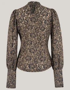 Shoeby Two Tone Kanten Top Bruin<DAMES Tops
