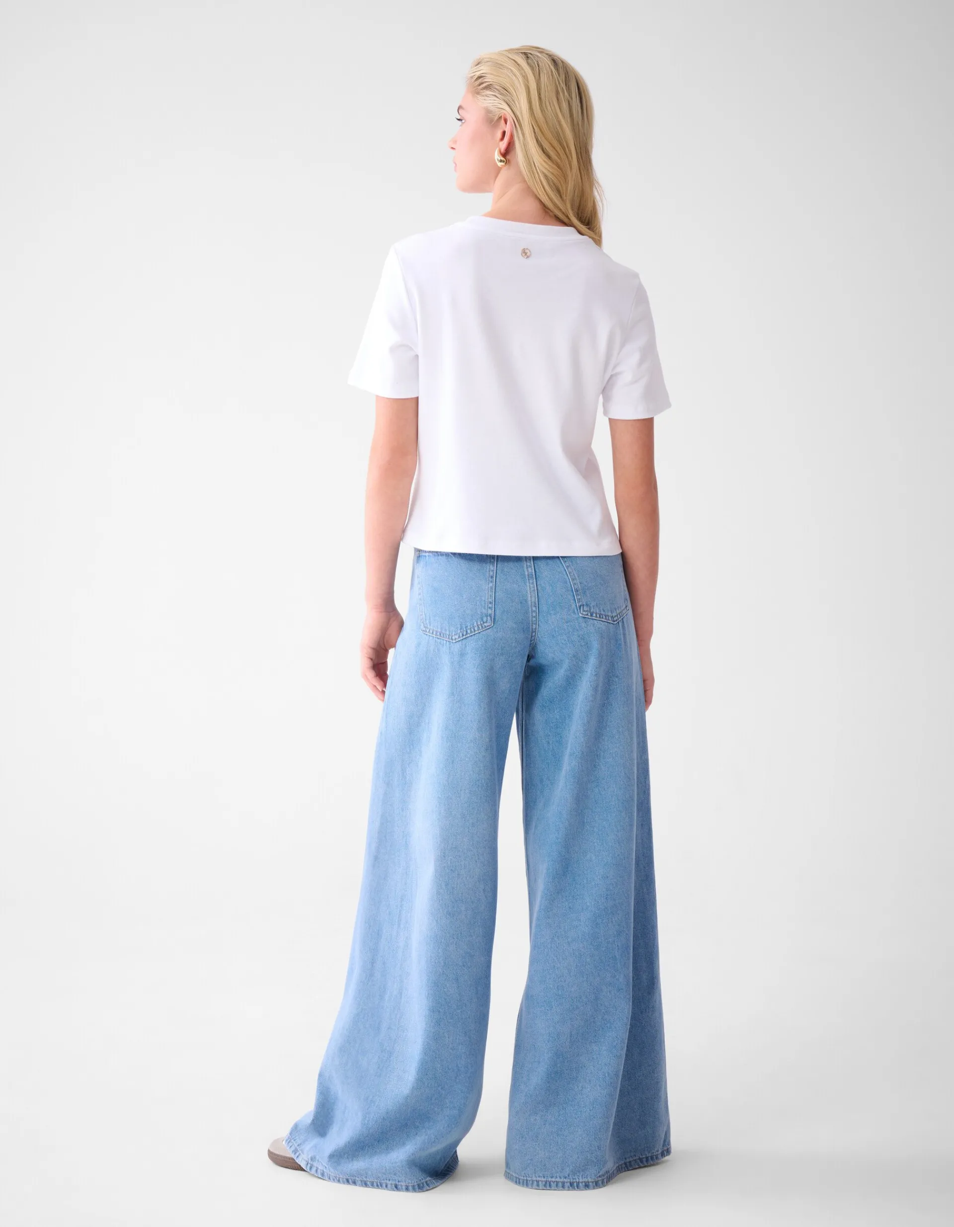 Shoeby Ultra Wide Leg Fit Jeans Blauw By Lonneke<DAMES Jeans
