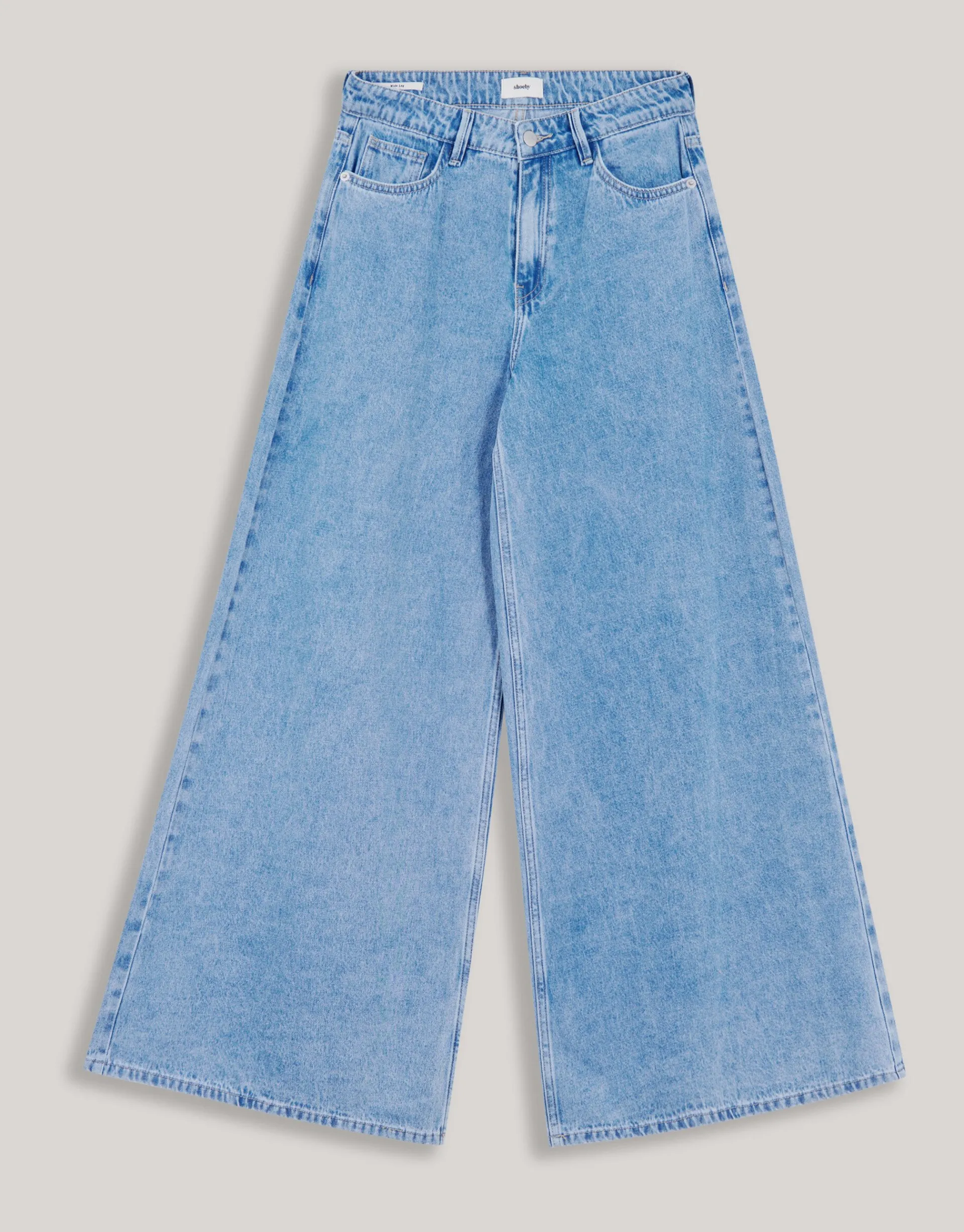 Shoeby Ultra Wide Leg Fit Jeans Blauw By Lonneke<DAMES Jeans