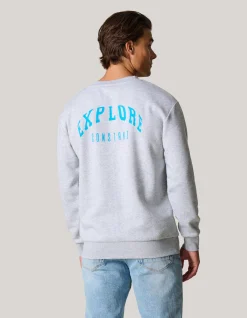 Shoeby Varsity Sweater Grijs<Heren Truien En Sweaters
