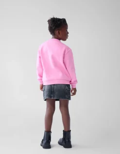 Shoeby Varsity Sweater Roze< Sweaters En Hoodies